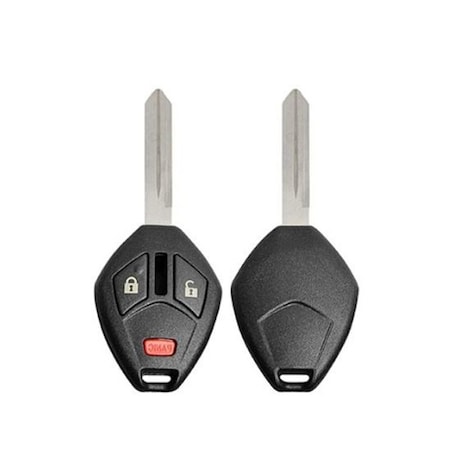 Keyless Factory KeylessFactory: UHShell: 3 BUTTON SHELL FOR MITSUBISHI REMOTE HEAD KEYS MIT9 MIT6 RHS-MIT-017